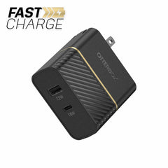 7881020 Dual Fast Charge PD Wall Charger USB-C 30W Black