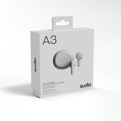 Sudio A3 True Wireless Earbuds White