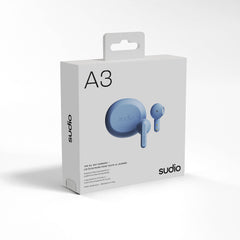 Sudio A3 True Wireless Earbuds Blue