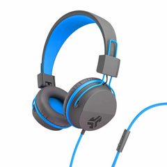 IFCHJKSTUDIORGRYBLU122 JBuddies Over Ear Folding Headphones Blue/Grey