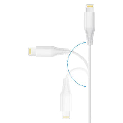 ETHSELTWE Helix Eco Lightning Earbuds White