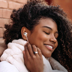 ETHSELTWE Helix Eco Lightning Earbuds White