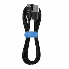 B4MICBK Braided Charge/Sync Micro USB to USB-A Cable 4ft Black