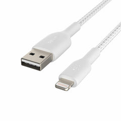 Belkin BoostCharge Lightning to USB-A 1M Cable White