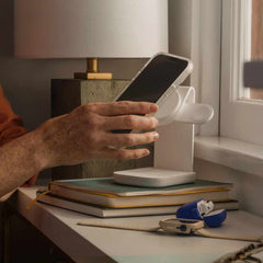 OtterBox Wireless 15W Charging Station with MagSafe White