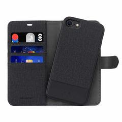 Blu Element Folio 2-in-1 Case Black/Black for iPhone SE/8/7