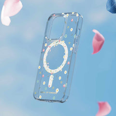 IDCLCMSI2361507 Clear MagSafe Mid Case iPhone 16e/15/14/13 Petite Floral
