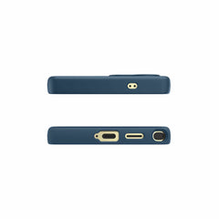 SGZUAVSIKDABL Velvet Case w/Magnets Galaxy S25 Ultra Navy Blue