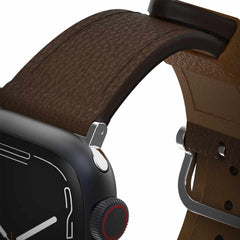 7795606 Symmetry Cactus Leather Watch Band Apple Watch 41/40/38mm Rich Adobe