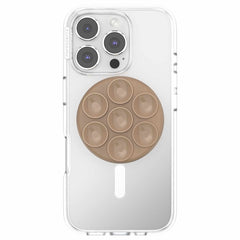 807712 PopGrip Suck-Up for MagSafe Round with Adapter Latte
