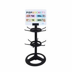 PopSockets Two-Tier Spinner Display 72 units Black