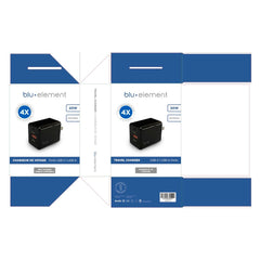 BEWCA20WB Wall Charger Dual USB-C 20W PD and USB-A Black
