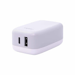 WC27HD252207 Wall Charger USB-C and USB-A Ports 27W White