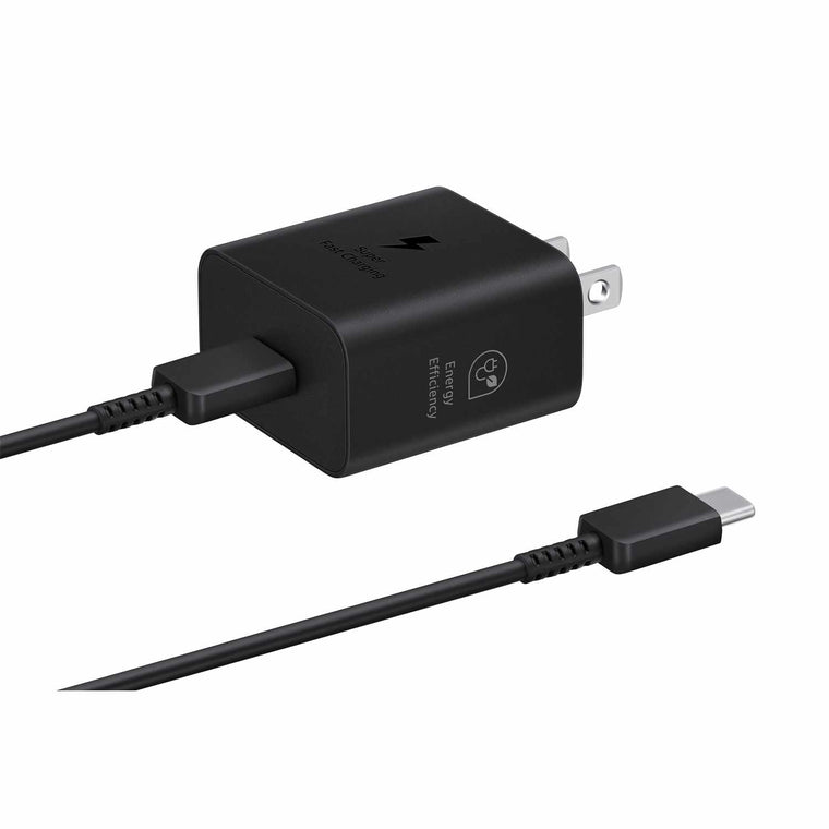 Samsung Travel Adapter 25W with USB-C to USB-C Cable Black