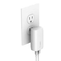 Belkin BoostCharge Wall Charger 37W PPS 2-Ports USB-C/ USB-A White