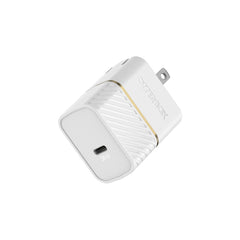 OtterBox Premium Wall Charger 30W GaN PD/PPS USB-C White w/Foldable Prongs