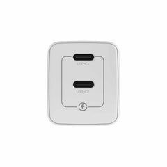Blu Element Wall Charger Dual USB-C GaN 35W PD and PPS White