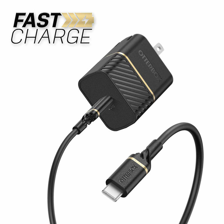 7881027 Premium Fast Charge PD Wall Charger 20W w/USB-C 3.3ft Black