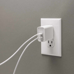 mophie Wall Charger 70W PD 2-Port USB-C White