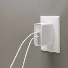 mophie Wall Charger 100W GaN PD 2-Port USB-C White