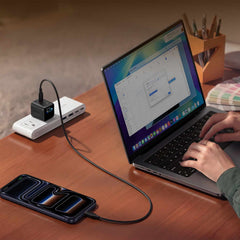 Anker 45W Wall Charger USB-C with Smart Display and Foldable Prongs Black