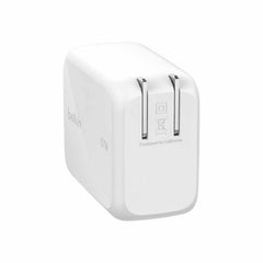 Belkin UltraCharge Retractable GaN Wall Charger 67W White