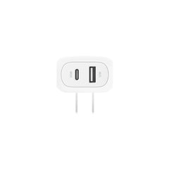 Belkin BoostCharge Dual Wall Charger 42W USB-A/USB-C White