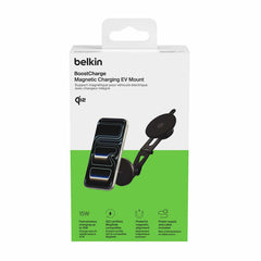 Belkin BoostCharge Qi2 Magnetic Wireless Charging EV Mount Black