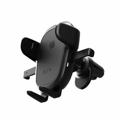 iOttie Easy One Touch Wireless 3 Fast Charging Universal Air Vent and CD Mount Black