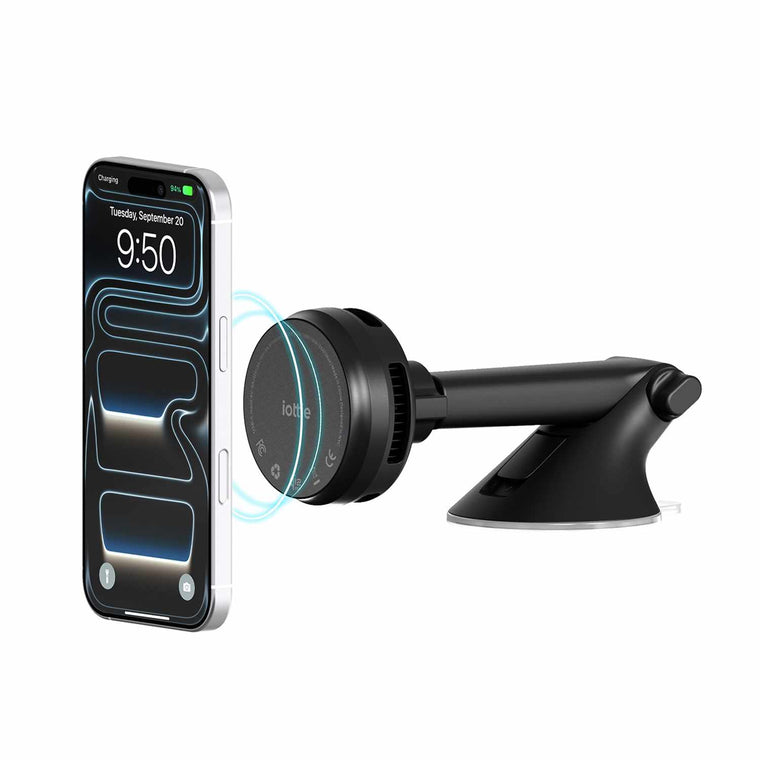 iOttie Velox Pro Qi2.2 25W Magnetic Wireless Dash Mount Black