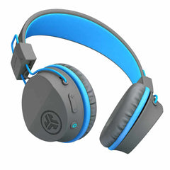 JLab JBuddies Studio Bluetooth Wireless Kids Headphones Grey/Blue