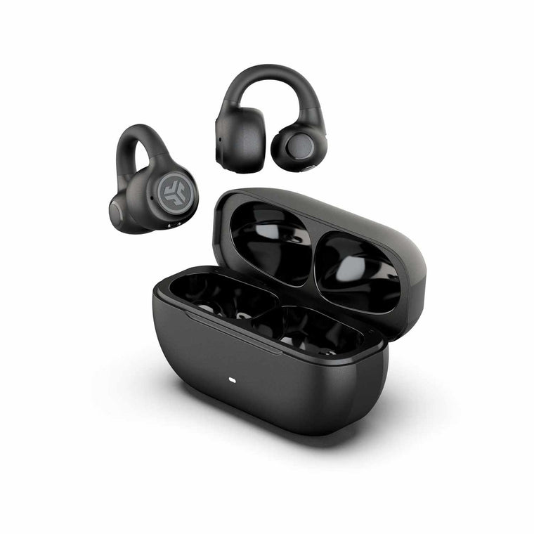 JLab Flex True Wireless Open Earbuds Black
