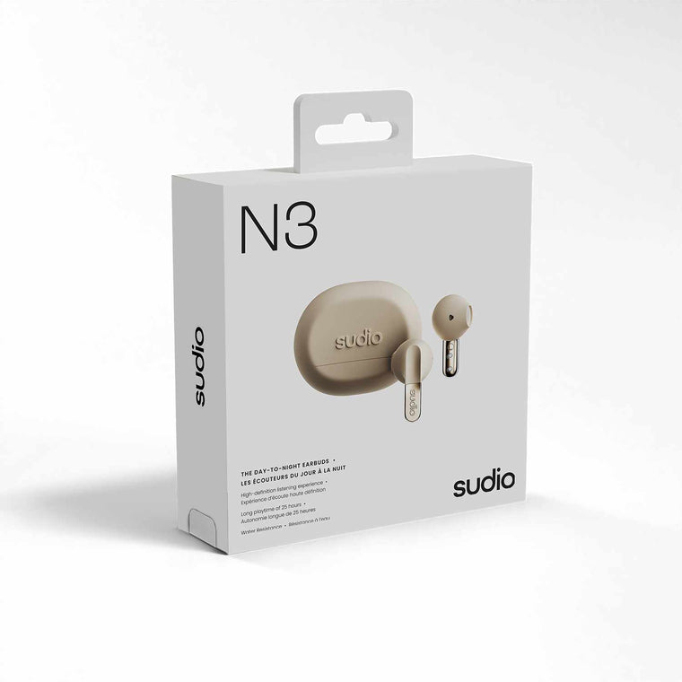 N3SND N3 Wireless Earbuds Sand