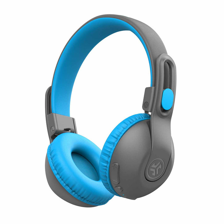 JLab JBuddies Studio 2 Wireless Headphones Grey/Blue