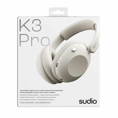 Sudio K3 Pro Over-Ear ANC Headphones White