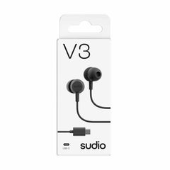 Sudio V3 Wired Earbuds Black