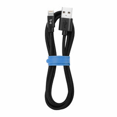 Blu Element Braided Charge/Sync Lightning to USB-A Cable 6ft Black