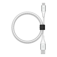 Belkin Charge/Sync BoostCharge Braided USB-C to USB-A Cable 4ft White