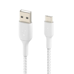 Belkin Charge/Sync BoostCharge Braided USB-C to USB-A Cable 6ft White
