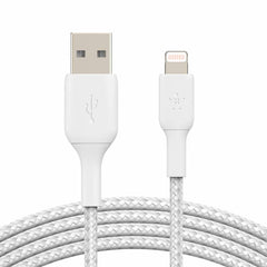 Belkin BoostCharge Lightning to USB-A 1M Cable White