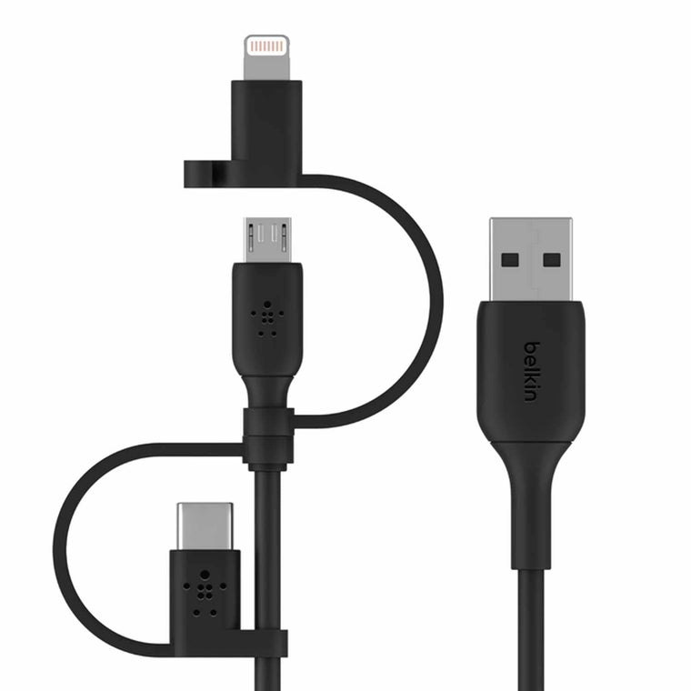 CAC001bt1MBK Universal 3-in-1 Cable 3ft Black