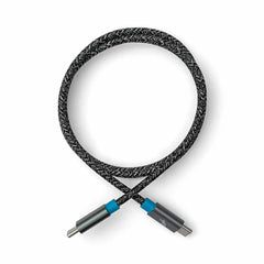 NBUSBCC1MSGRY PowerKnit USB-C to USB-C 3ft 60W PD Fast Charge Cable Space Gray