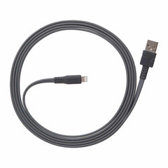Ventev ChargeSync Flat Lightning Cable 3.3ft Gray