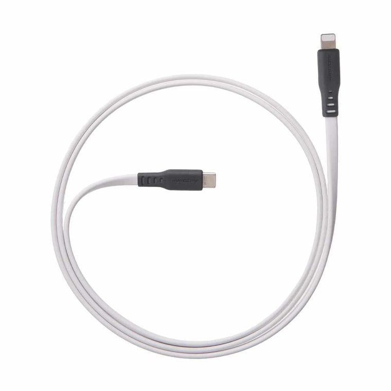 FC3WHT256525 ChargeSync Flat USB-C to Lightning Cable 3ft White