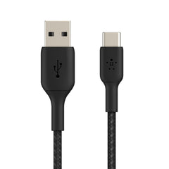 Belkin BoostCharge Charge/Sync Braided USB-C Cable 3.3ft Black