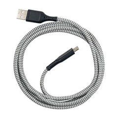 BC6GRY262893 High Speed USB-A to USB-C Braided Cable 6ft Grey