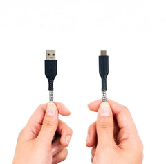 Ventev High Speed USB-A to USB-C Braided Cable 6ft Grey