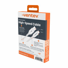 BC6GRY262893 High Speed USB-A to USB-C Braided Cable 6ft Grey