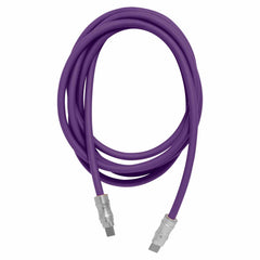 Helix/Retrak Gripcord Silicone USB-C Cable 8ft Purple