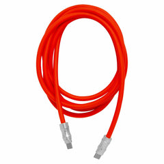 Helix/Retrak Gripcord Silicone USB-C Cable 8ft Orange